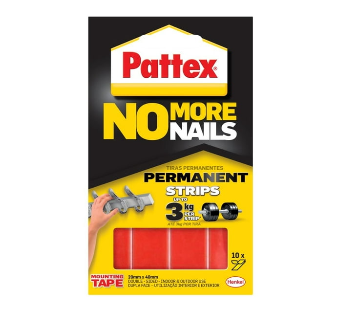 Someone’s in a Makro Pattex 20 mm x 40 mm Permanent Mounting Strips Mood