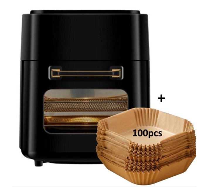 Silver Crest 15L Air Fryer Oven with Air fryer paper liners Makro