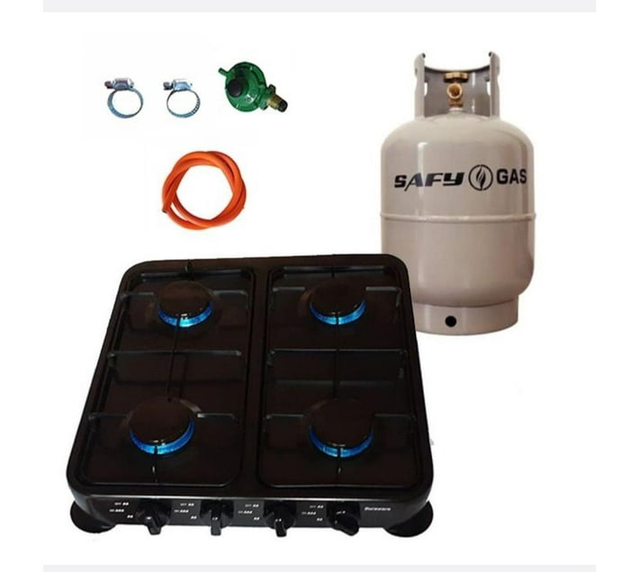 Black Friday Deals On Gas Stoves Someone’s in a Makro Black 4 Plate Gas Stove with Fittings & Gas
