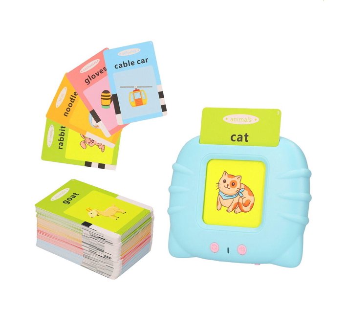 Audible Flash Card With Pictures for Children BLUE Makro