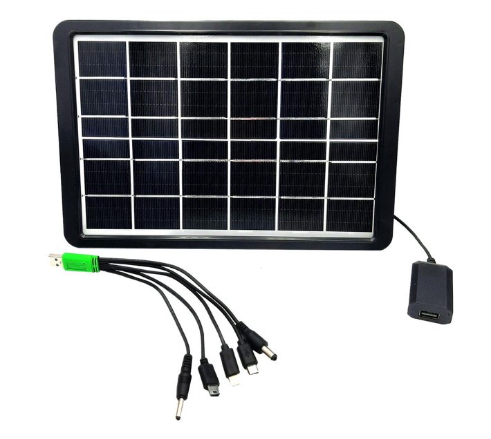Andowl Solar Panel Power Bank Fast Charge with Universal USB Port Makro
