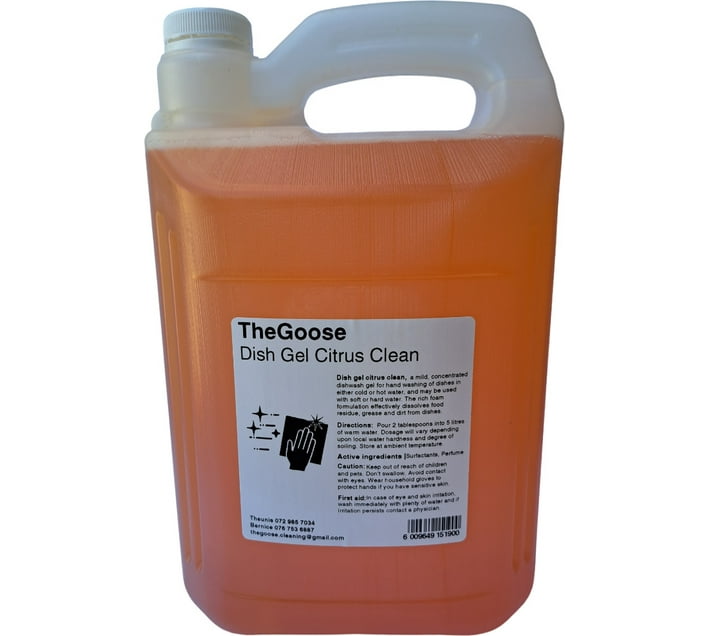 the3goose Dish Gel Citrus Clean (Citrus, 5 L) Makro