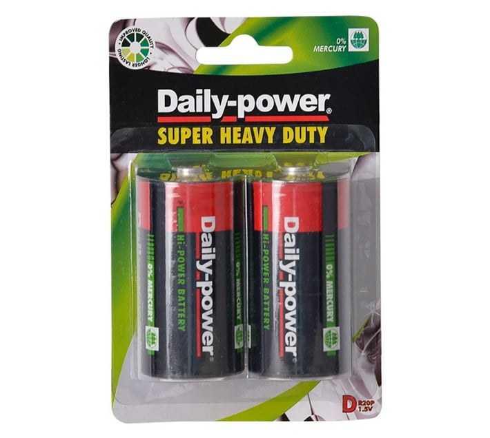 Super Heavy Duty Battery Size D - 2 Pieces Per Pack (Pack of 6) | Makro