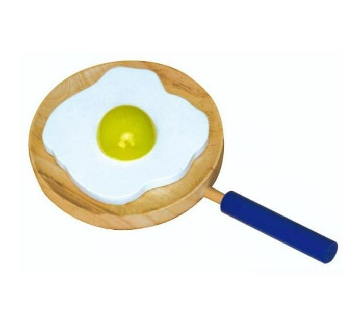 Frying Pan With Egg Wooden Makro 1315