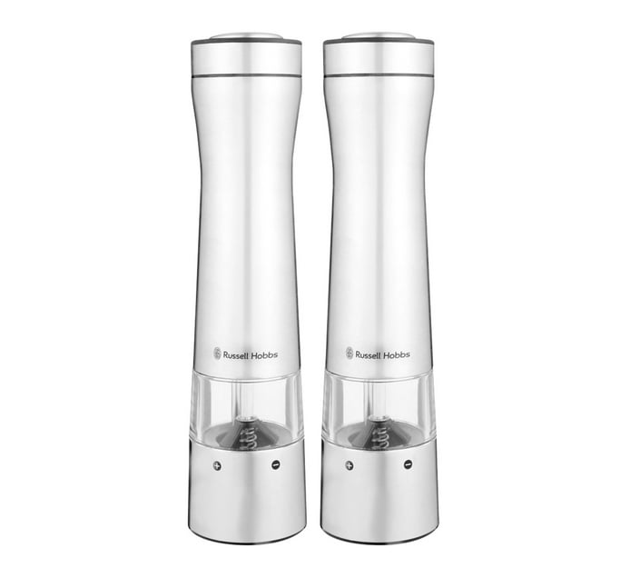 Buy Russell Hobbs LED Electric Salt & Pepper Mill Set - RHSPM2 Online -  Metro Home Centre South Africa