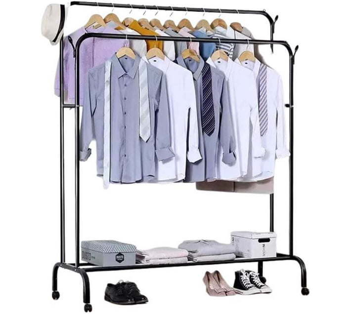 Generic Steel Floor Cloth Dryer Stand X2462 (1 Tier) Makro