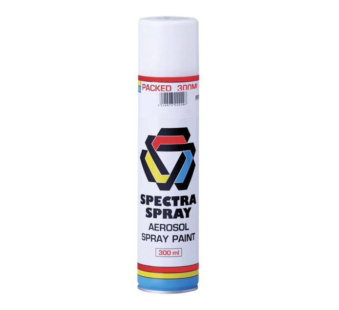Spectra 300 ml Spray Paint Matt white Makro