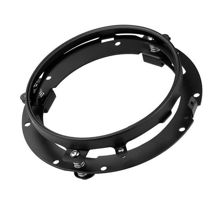 Black Round Headlight Ring Mounting Bracket NG66 Makro