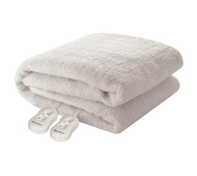 PURE PLEASURE - QUEEN - EXTRA LENGTH SHERPA FLEECE - FITTED ELECTRIC BLANKET  w/ SKIRT - 152x205cm | Makro