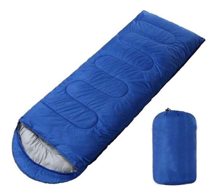 Sleeping Bag 4 Seasons Warm Cold Weather Lightweight Blue Makro