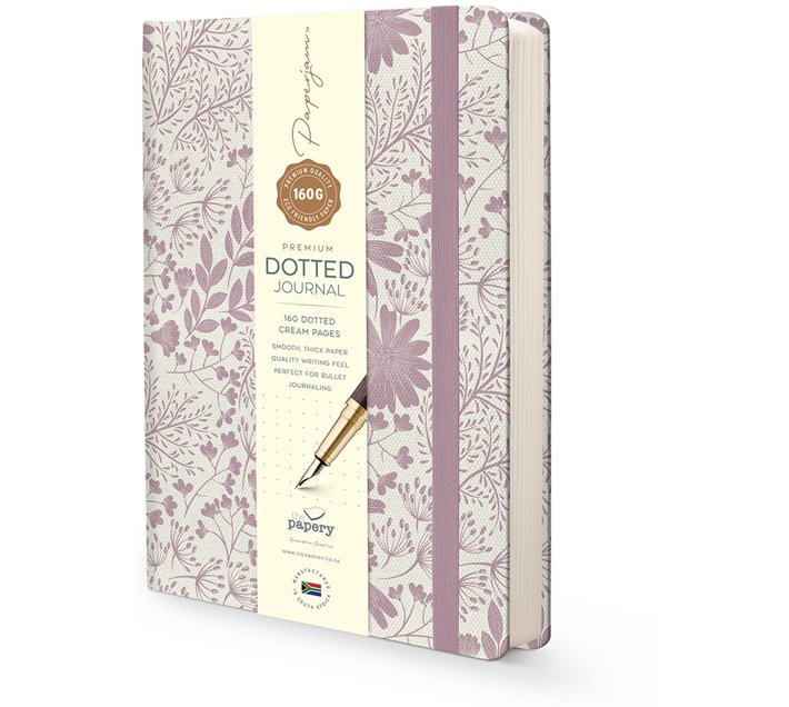 The Papery A5 Journal Dotted (Lilac) Makro