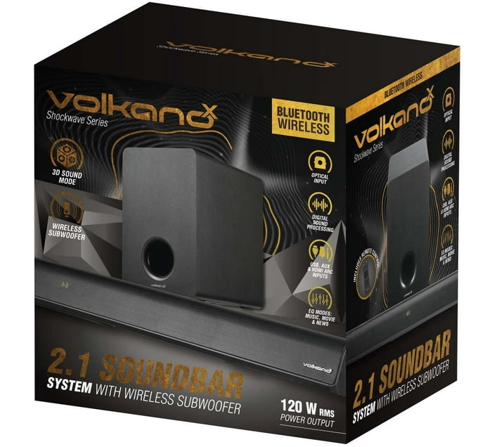 VolkanoX Wireless Smart Speaker 2.1 (Black, Google) Makro