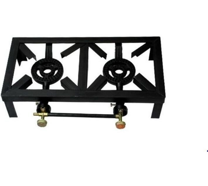 Generic AS90 Aluminium Manual Gas Stove (2 Burners) Makro