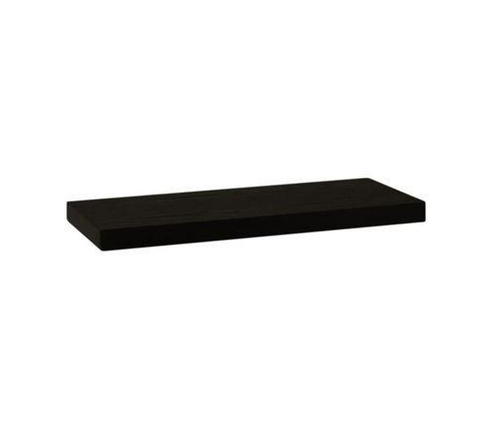 Beau Black Rectangle Floating Shelf Makro