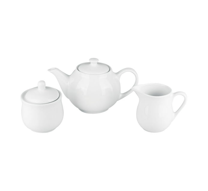 Someone’s in a Makro Basic White 3 piece Basic White Tea Set 3 Piece Mood