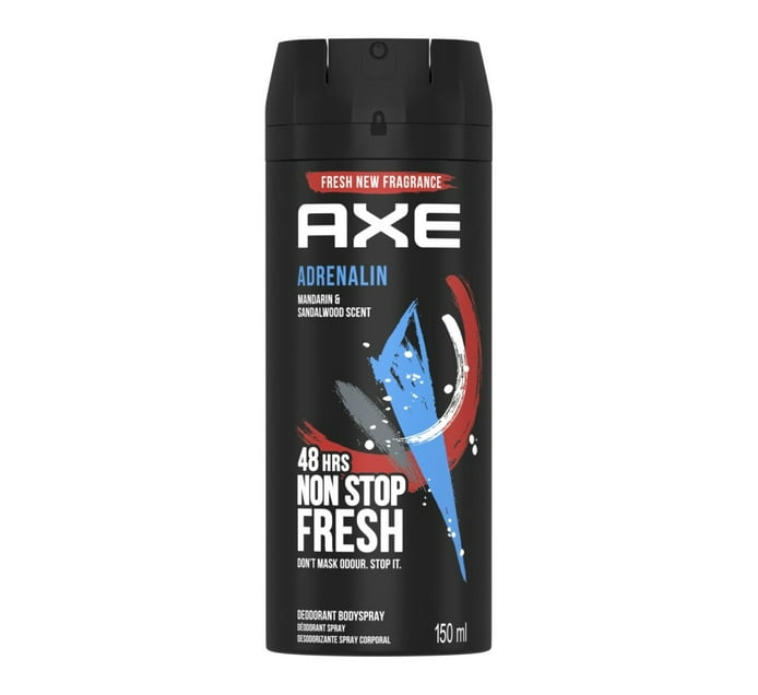 Someone’s in a Makro AXE Deodorant Adrenalin (1 x 150ml) Mood