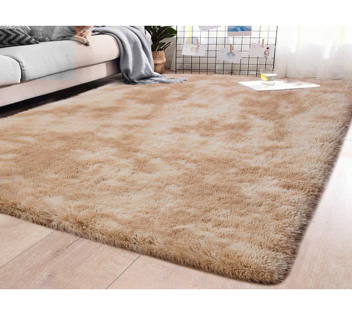 Buy SMTE (Area Rug) Polyester Rectangle Shape (200 cm x 150 cm, Brown ...