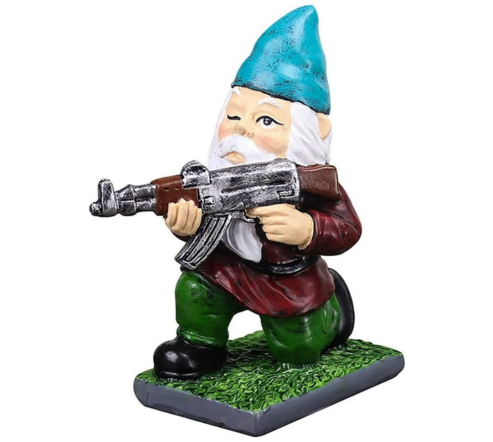 Someone’s in a Makro Home Garden Decor Kneeling Military Gnome ...