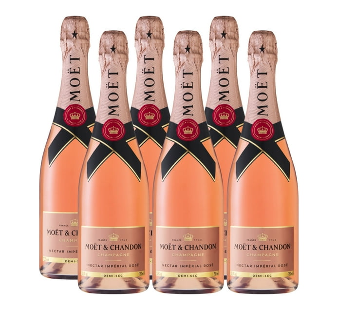 Buy Moet & Chandon Nectar Rose (6 x 750ml) in Bulk | Makro Business