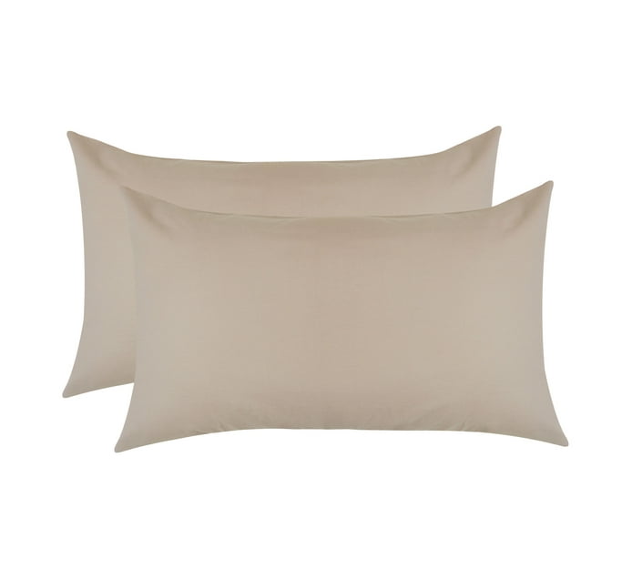 Someones In A Makro Sheraton Cotton Percale Pillowcase 2 Pack Biscuit Mood