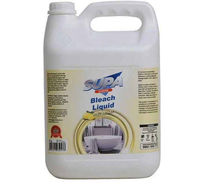 SUPA CLEAN Bleach With Lemon 5 Litre Makro