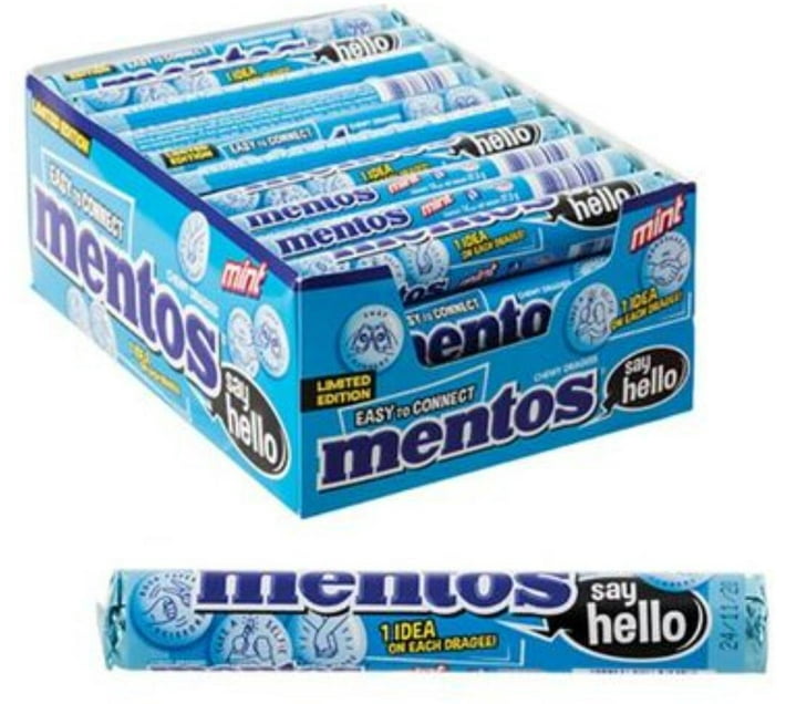 Mentoes Box Buy Mentos Mint Flavoured Sweets Box (40 x 37.5 g) in Bulk | Makro Business