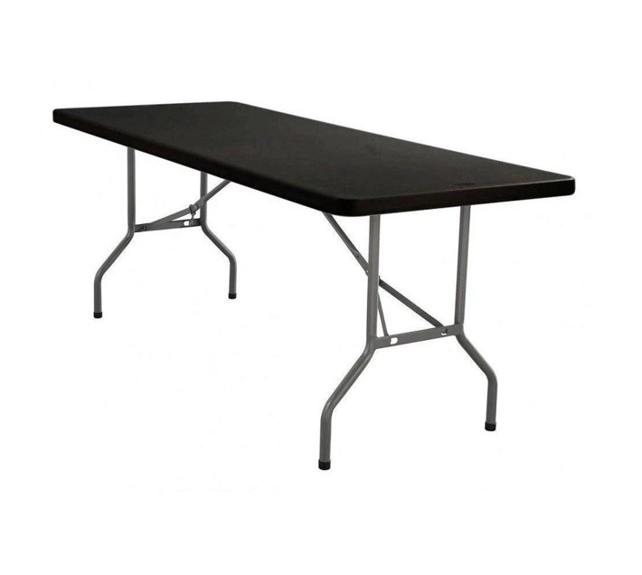 1.8m Black Folding Table Makro