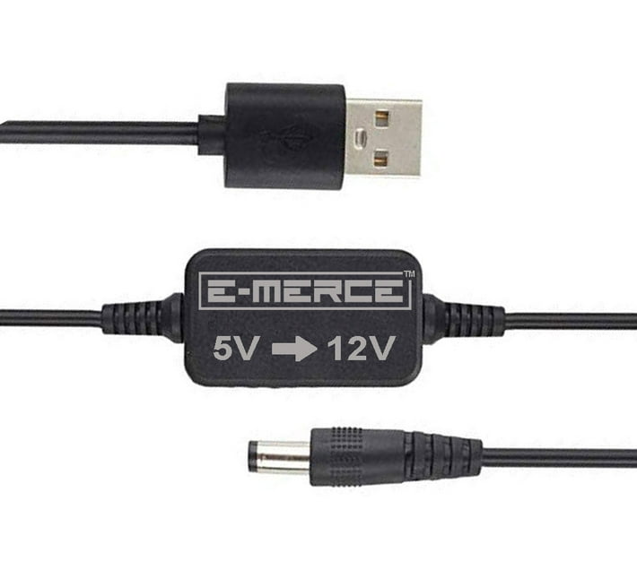 EMerce StepUp 5V12V USB Cable (Black) Makro