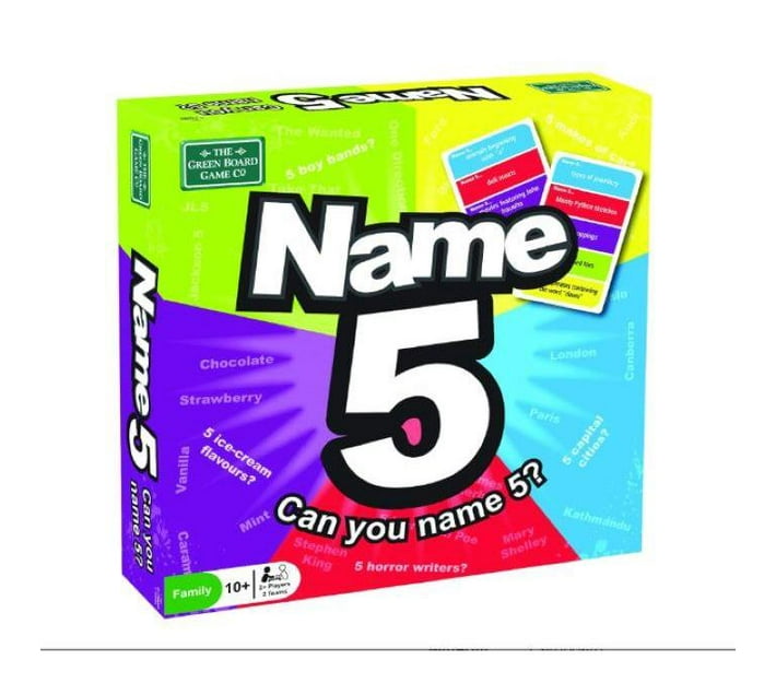 Someone’s in a Makro Name 5 The Green Board Game Mood