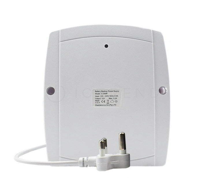 Sherlo Tronics 12V 3.2 Amp Battery Backup Power Supply Makro