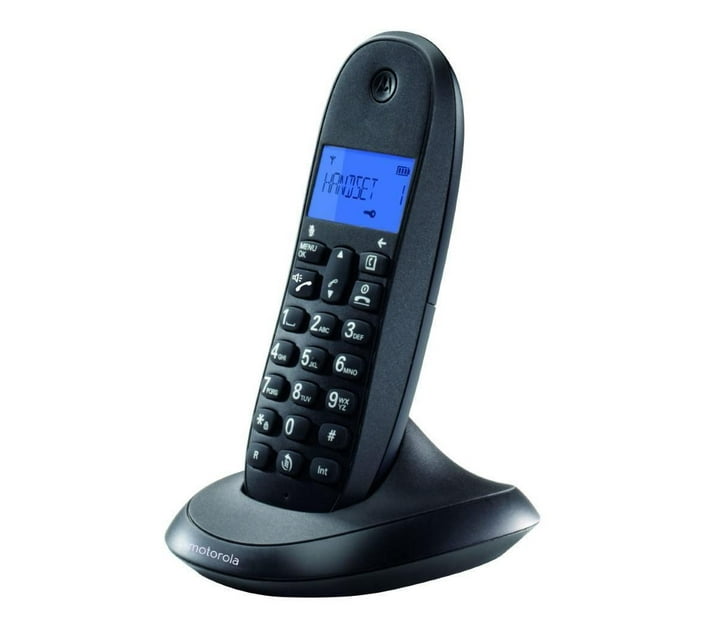 Someone’s in a Makro Motorola C1002 Cordless Duo Phone Black Mood
