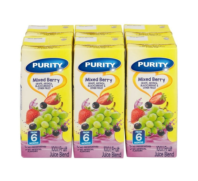 Buy Purity Fruit Juice Mixed Berry (6 x 200ml) in Bulk | Makro Business