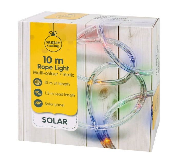 Santa's Trading Solar Rope Light Makro