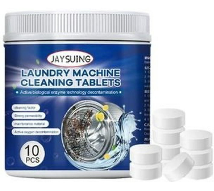Jaysuing Washing Machine Cleaner Tablets 10 Pcs in 1 Box Dishwashing