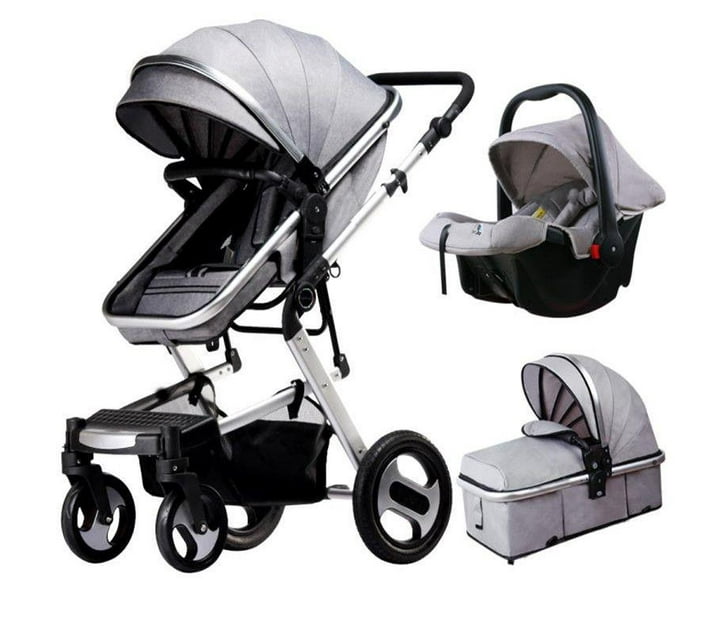 Someone s in a Makro Family Baby Pram 3 In 1 Grey Colour Baby