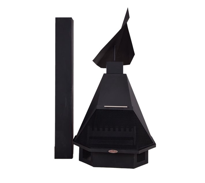 Someone’s in a Makro Freestanding Piramid 2mm Fireplace Mood