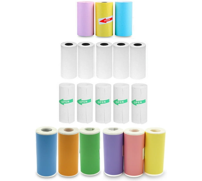 10Rolls Printer Paper,57x25mm,Thermal Paper Rolls,5 No-Sticky 5