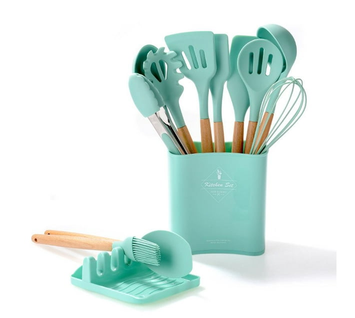 Someone’s in a Makro Kitchen Spatula Silicone Cooking Utensils Set ...