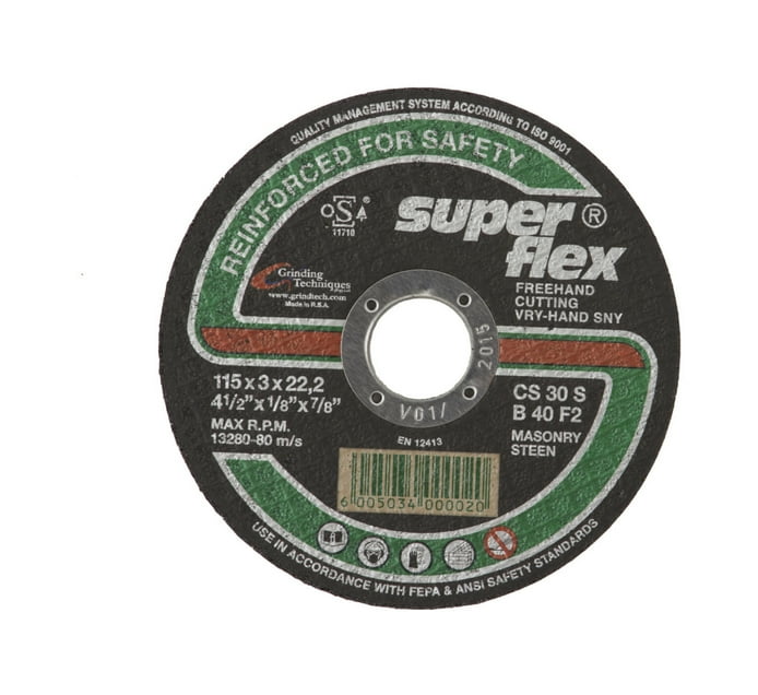 Someone’s in a Makro Superflex 115 x 3 x 22.2MM Stone Cutting Disc Mood