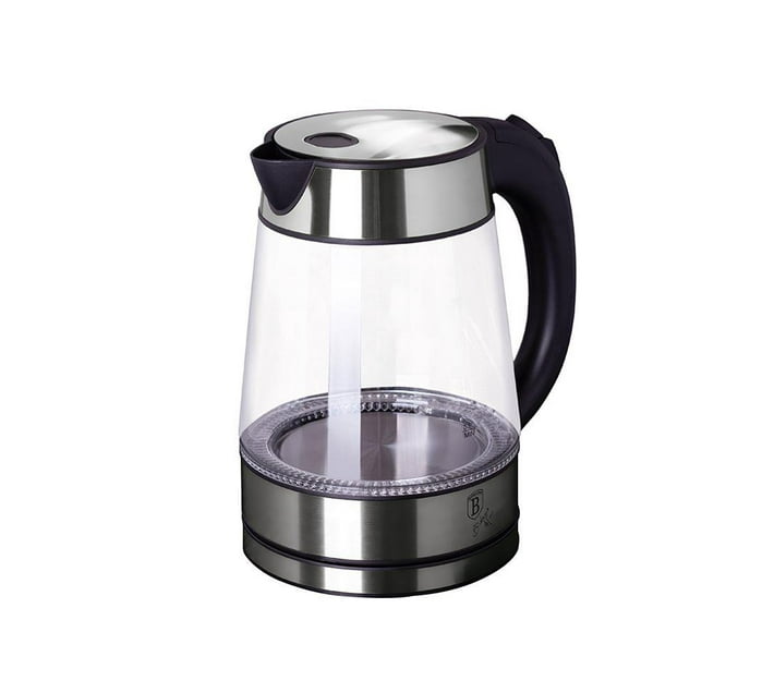 Black Ribbed Fast Boil Kettle 1.7L, Electricals