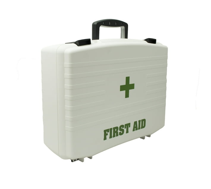 Regulation 7 First Aid Kit (5-50 Persons) in White Plastic Box by Firstaider