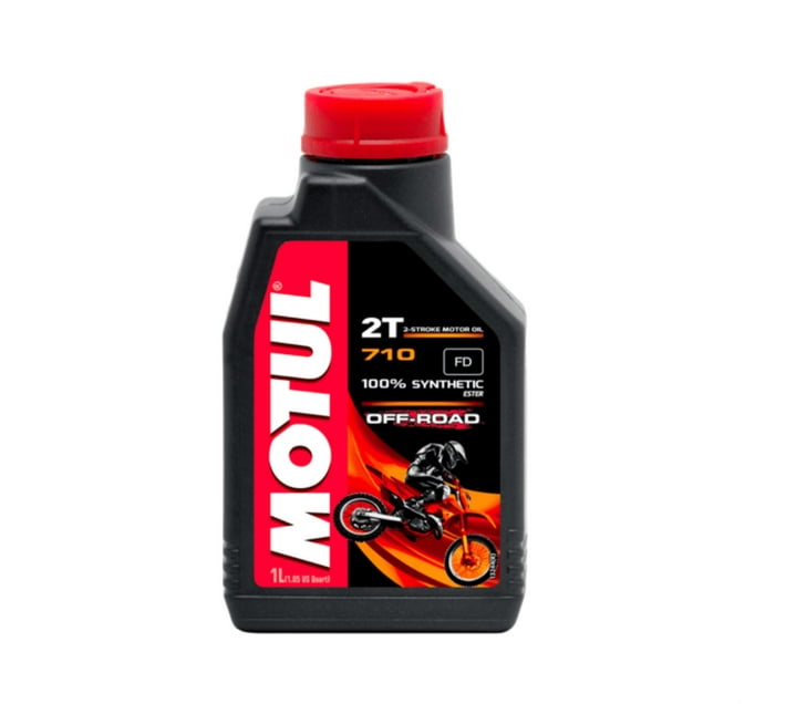 Motul 800 2T Factory Line 100% Synthetic Off Road 2-Stroke Engine Oil 4L -4  Pack