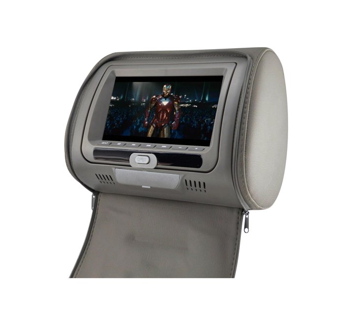 Dakoyo Unversal 2x7 LCD Car Pillow Headrest Monitors w/ DVD Player