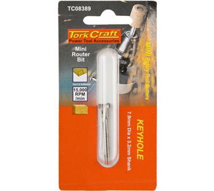 Someone’s in a Makro Mini Router Bit 7.9mm Keyhole 3.2mm Shank Mood