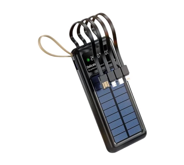 Someone’s in a Makro Solar Powered Power Bank 20000Mah With LED Light