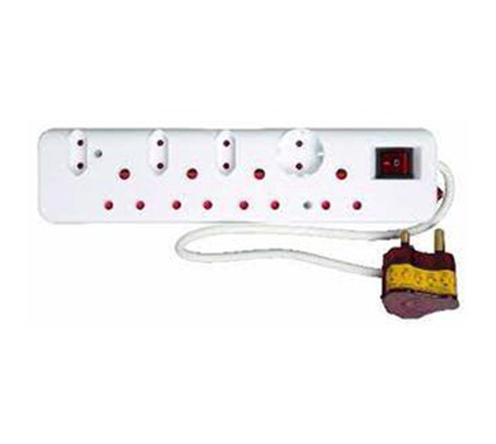 Ellies High Surge Protection 8 Way MultiPlug Makro