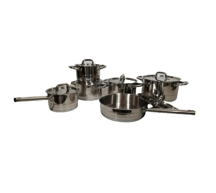 Someone’s in a Makro Pot Set 12 Piece Stainless Steel Delica - Kitchen ...