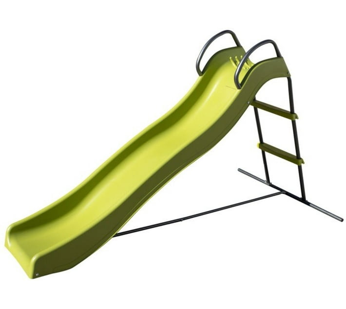 Playfree Kids 6ft Wavy Slide with Water Feature Swings & Slide Combo