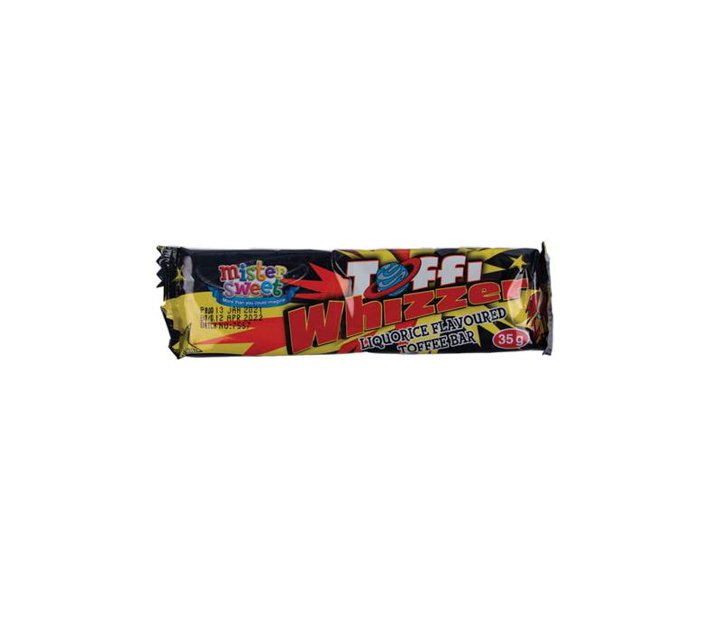 Toffi Whizzer Sweets Party Treats Liquorice 35g 20 Pack Makro
