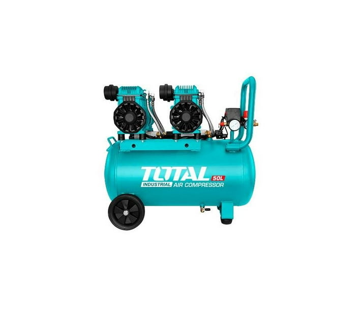 Total Tools 50L Air Compressor 2x1200W Makro